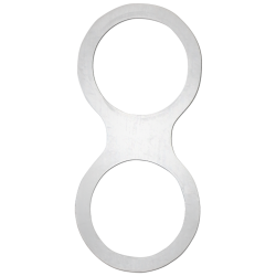 Keep it Clean Retro 2 Billet Button Plate Medium Size - Part Number: KICBBP22