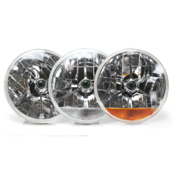 Tri-Bar Round Headlights - Part Number: 10015457