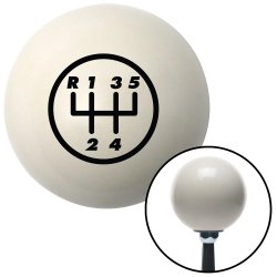 5 Speed Shift Pattern - 5UR-RUL Shift Knobs - Part Number: 10018246
