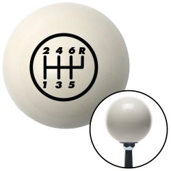 6 Speed Shift Pattern - 6RUR Shift Knobs - Part Number: 10018308