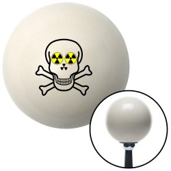 Radioactive Skull n Crossbones Shift Knobs - Part Number: 10071635