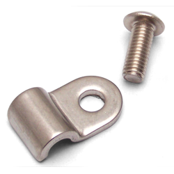 3/8 Stainless Steel Single Line Clamps - Pack of 12 - Part Number: KICLC3375