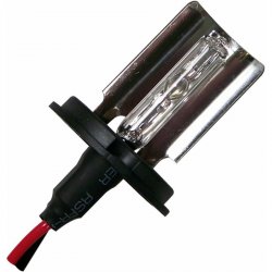 Two Ion HID 12,000 Color Temp H4 Single Stage Bulbs w/ Plug N Play Wire Harness - Part Number: IONBSH412