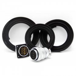 Wire Loom Wrap Kits With Billet Firewall Plug - Part Number: 10015495