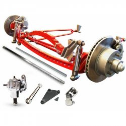 RHD Universal 47 3/4'' Super Deluxe Four Link Drilled Solid Axle Kit - Part Number: VPAIBKUB1CRHD