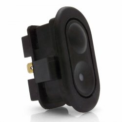 3 Position Oval Rocker Switch With Indicator - Part Number: KICSW9