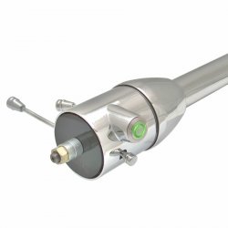 32" Green Dash Mount Push Button Start Chrome Steering Column Floor Shift - Part Number: HEXSTCOL2PXGN