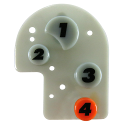 Number Remote Button Pad - Part Number: AUTTRBTN2