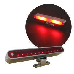 Billet LED 3rd Brake Light with Turn Signal - Part Number: AUTLED3B1