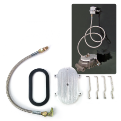 Remote Brake Reservoir Cap and Hose for Corvette Master Cylinder - Part Number: HEXMCRR3