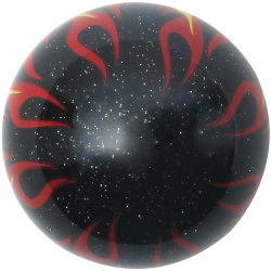 Black Flame Metal Flake Shift Knob w/ M7 x 1.0 Insert Shifter Auto Manual Custom - Part Number: ASCSNX139249