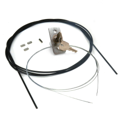 Deluxe Keyed Emergency Latch Release System with 2 Keys - Part Number: AUTSVERKEY