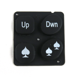 Up/Down Remote Button Pad with Spades - Part Number: AUTTRBTN3
