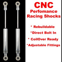 1967 - 1972 Chevrolet C10 C15 Rear Coil Truck Front Performance Shocks - Pair - Part Number: HEX9BDFA5