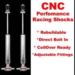 1968 - 1977 Chevrolet Chevelle Front Performance Shocks - Pair - Part Number: HEX9BDF18