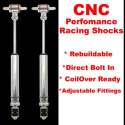 1970 - 1981 Pontiac Firebird Rear Performance Shocks - Pair - Part Number: HEX9BDFF3