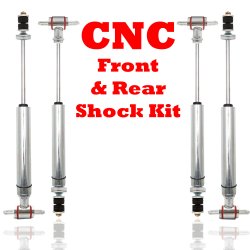 1970 - 1981 Pontiac Firebird Front & Rear Performance Shocks - Part Number: HEX9BE069