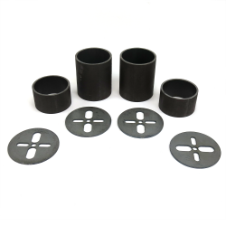 Helix Universal Rear Air Bag Bracket Kit - NO BAGS - - Part Number: HEXABB31