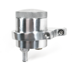 Billet Brake Fluid Reservoir with Brackets - Mirror Finish - Part Number: AUTBBFR