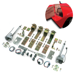 2 Door Automated Individual Suicide Hidden Hinge System SuperKit - Part Number: AUTHDHINSA