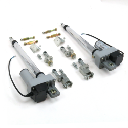 8" 200 Lb Capacity Autoloc Adjustable Linear Actuators with Rod Bearings - Part Number: AUTLADPWRT