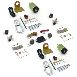 60-108 lbs Remote Shaved Door Popper Kit with Poppers - Part Number: AUTSVPRO54K