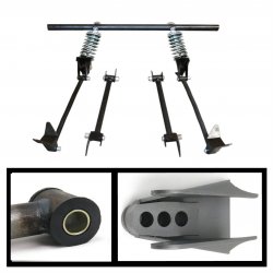 Triangulated Rear 4-link w/ Coilovers 42 1942 Ford Delivery - Part Number: HEXA32112