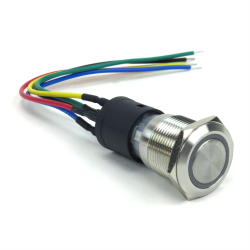 19mm Latching Billet Buttons with Wire Harness - Part Number: 10308662