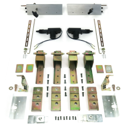 2 Door Individual Suicide Hidden Hinge System with Latches & Deadloc - Part Number: AUTHDHINSK2