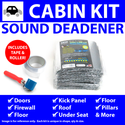 Heat & Sound Deadener Early Triumph 1946 - 54 Cabin Kit + Tape, Roller 42042Cm2 - Part Number: ZIR7A443