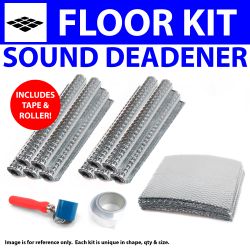 Heat & Sound Deadener Ford 1935 - 40 Floor Kit + Seam Tape, Roller 27405Cm2 - Part Number: ZIR7A114