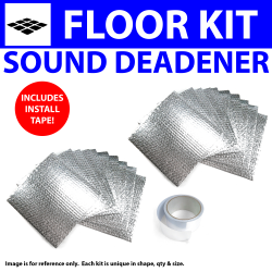 Heat & Sound Deadener Chevy Truck S10 1994 - 04 Truck Floor Kit + Tape 16215Cm2 - Part Number: ZIR7A7F3