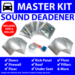 Heat & Sound Deadener Ford Truck 1957 - 60 Master Kit + Tape, Roller 37800Cm2 - Part Number: ZIR7ABCB