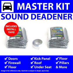 Heat & Sound Deadener Chevy Truck 1973 - 87 Truck Master Kit + Tape 43236Cm2 - Part Number: ZIR7ABAF