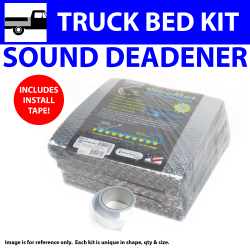 Heat & Sound Deadener Chevy Truck S10 1994 - 04 UnderBed Kit + Tape 32430Cm2 - Part Number: ZIR7A877