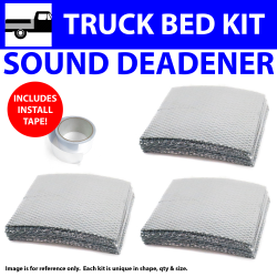 Heat & Sound Deadener Ford Truck 1961 - 66 Truck UnderBed Kit + Tape 32130Cm2 - Part Number: ZIR7A87B