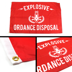 Explosive Ordnance Disposal Flag - Part Number: BANPOLT13