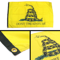 Don’t Tread On Me Yellow Flag - Part Number: BANPOLT14