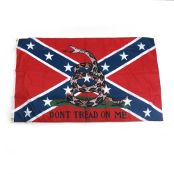 Don’t Tread On Me Confederate Flag - Part Number: BANPOLT15
