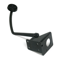 28-31 Ford Model A Brake Pedal Bracket kit with 3in Rubber Pedal Pad - Part Number: HEXPKA77C79