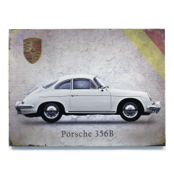 Signature Porsche Wooden Sign - Part Number: VPAWSIGN08