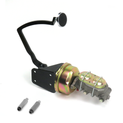 32 Ford 7” Single Brake Pedal kit Drum/Drum~3in Chr Pad - Part Number: HEXPKA77D68