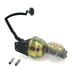 32 Ford 8” Dual Brake Pedal kit Drum/Drum~3in Chr Pad - Part Number: HEXPKA77D7D