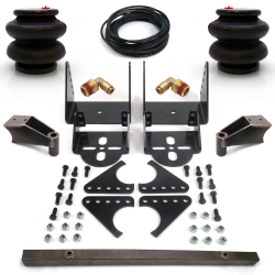 Adjustable Rear Axle Bag Bracket Kit- 2600lb bags fittings line Shock Mnts - Part Number: HEXABB32BR
