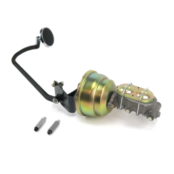 33-34 Ford 8” Dual Brake Pedal kit Drum/Drum~3in Chr Pad - Part Number: HEXPKA77DEE