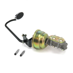 33-34 Ford 8” Dual Brake Pedal kit Drum/Drum~Lg Oval Chr Pad - Part Number: HEXPKA77DF0