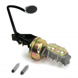 35-40 Ford OEM X 8” Single Brake Pedal kit Drum/Drum~Lg Oval Chr Pad - Part Number: HEXPKA77E67