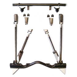 55-57 Chevy Tri-Five Triangulated 4-Link Bracket Only Kit - Part Number: HEXTTK13A