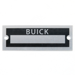 Blank Data Vin Plate - Buick - Part Number: VPAVIN23