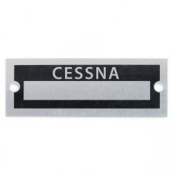 Blank Data Vin Plate - Cessna - Part Number: VPAVIN25